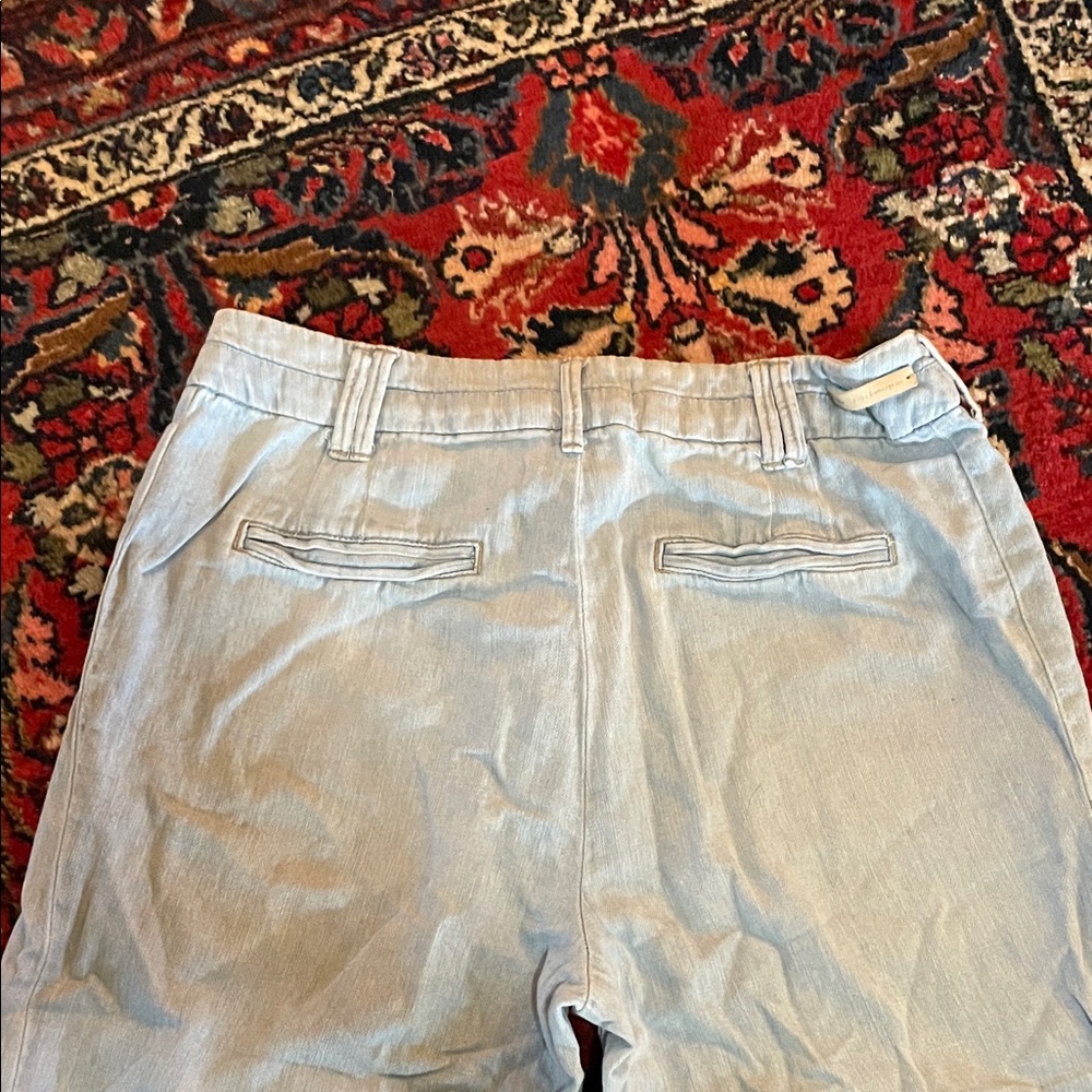 Pilcro and the Letterpress Light Blue Wide Leg Chinos Pant - Picture 4 of 4